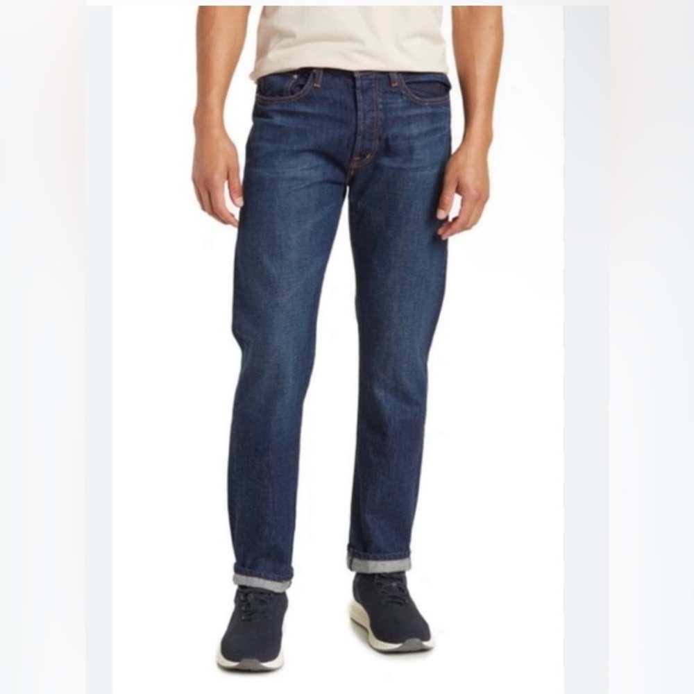 Edwin USA Mens Denim Jeans Walker Alamo Classic Straight Button Fly